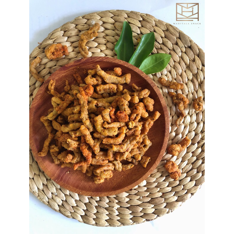 

Keripik Usus Ayam Crispy Pedas / Balado / Original 250 gram dan 500 gram Enak Bikin Nagih