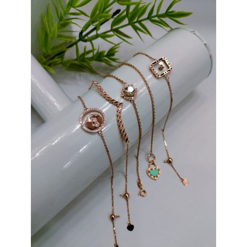 GELANG RANTAI FASHION EMAS 700(16K)