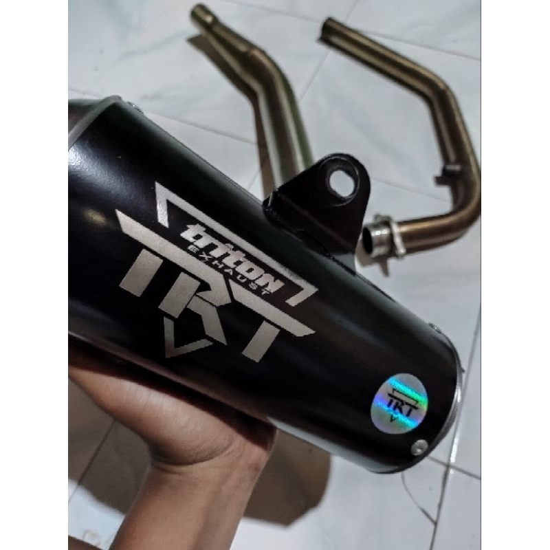 Fullsystem Knalpot Original TRITON EXHAUST Type GT-5 CBR 150 R 150cc