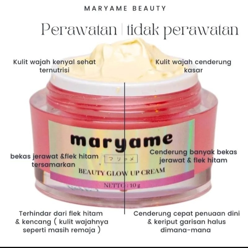 (*) MARYAME CREAM PEMUTIH WAJAH ANTI AGING