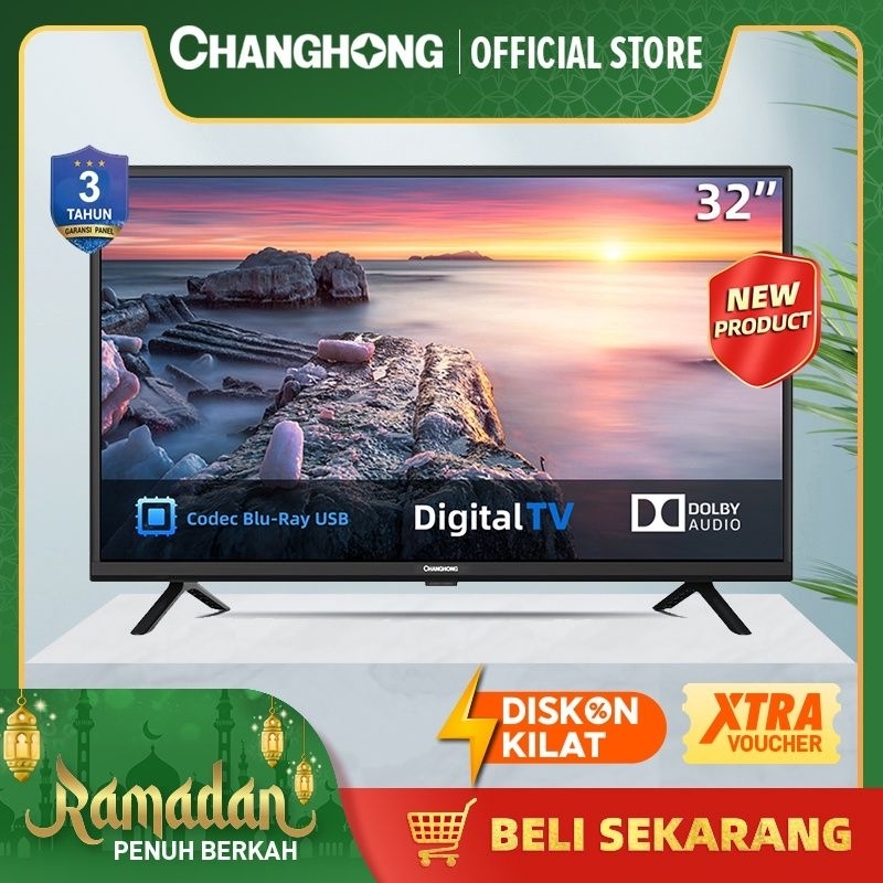 TV CHANGHONG 32INCH DIGITAL TV LED L32G5W 32 INCH