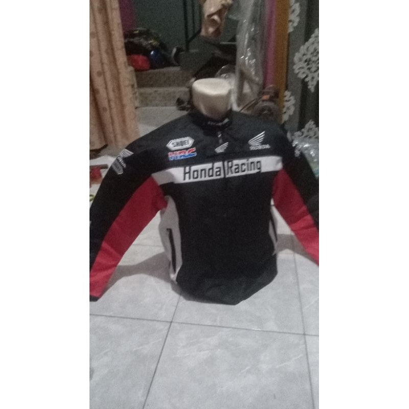 Jaket touring motor jaket Honda racing jaket pria keren jaket terbaru murah jaket motor harian