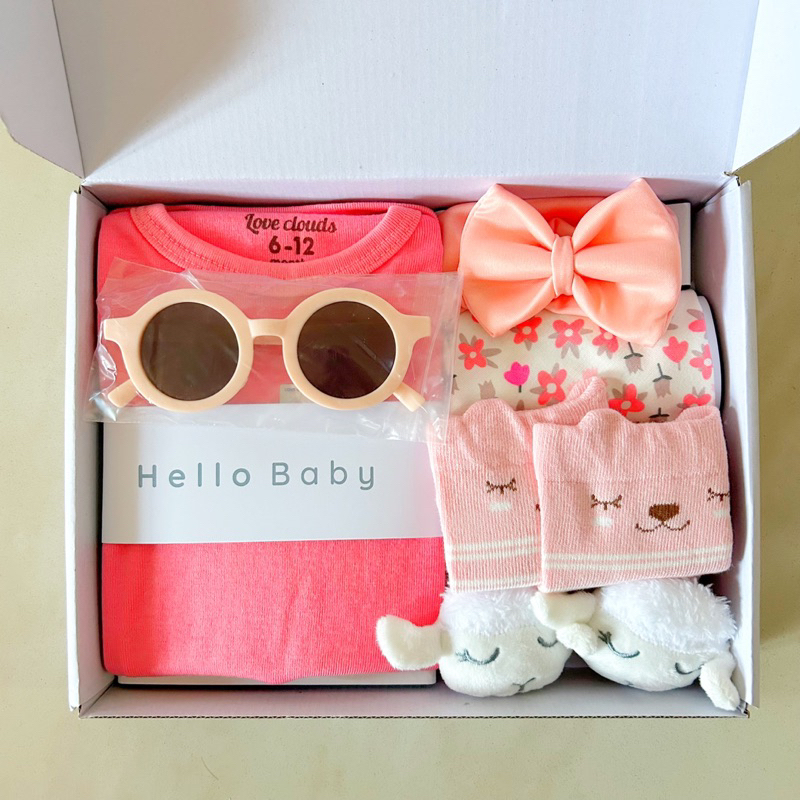 (𝐍𝐄𝐖/𝐁𝐀𝐑𝐔, 𝐛𝐮𝐤𝐚𝐧 𝐩𝐫𝐞𝐥𝐨𝐯𝐞𝐝) 𝐆𝐈𝐅𝐓 𝐒𝐄𝐓 𝐊𝐀𝐃𝐎 𝐋𝐀𝐇𝐈𝐑𝐀𝐍 / NEW GIFT KADO LAHIRAN / Hampers Bayi Baby Girl / 