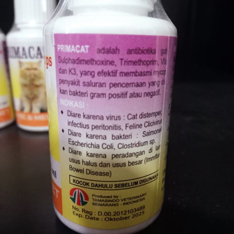 PRIMACAT drop obat diare kucing 30ml - obat tetes diare &amp; mencret