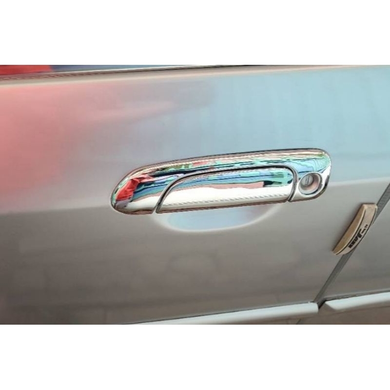 cover handle pintu mobil honda jazz / fit / city lama 2002 sampai 2008 gen3 2004 2005 2006 2007 idsi vtec chrome crome tempel