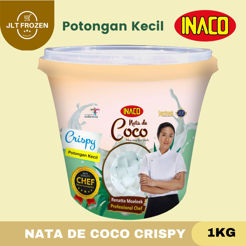 

Inaco Nata De Coco Crispy Ember Potongan Besar / Kecil - 1KG