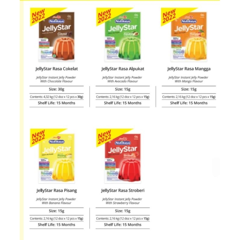 

Jelly Star Nutrina Mamasuka Kenyal 15gr
