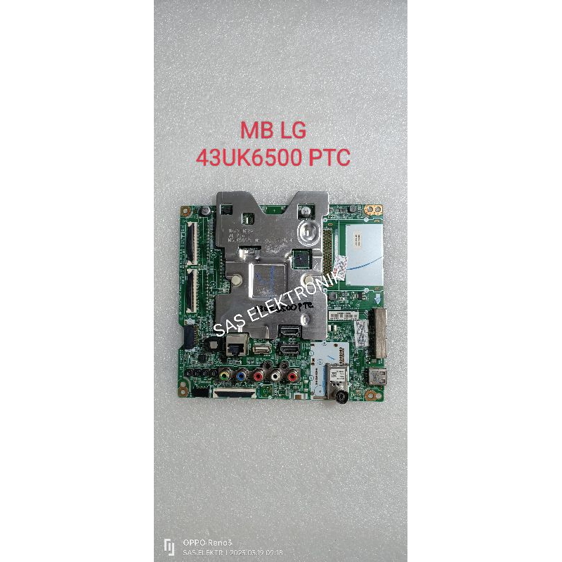 MB MOTHERBOARD MAINBOARD MESIN TV LED LG 43 INCH 43UK6500PTC 43UK6500 PTC