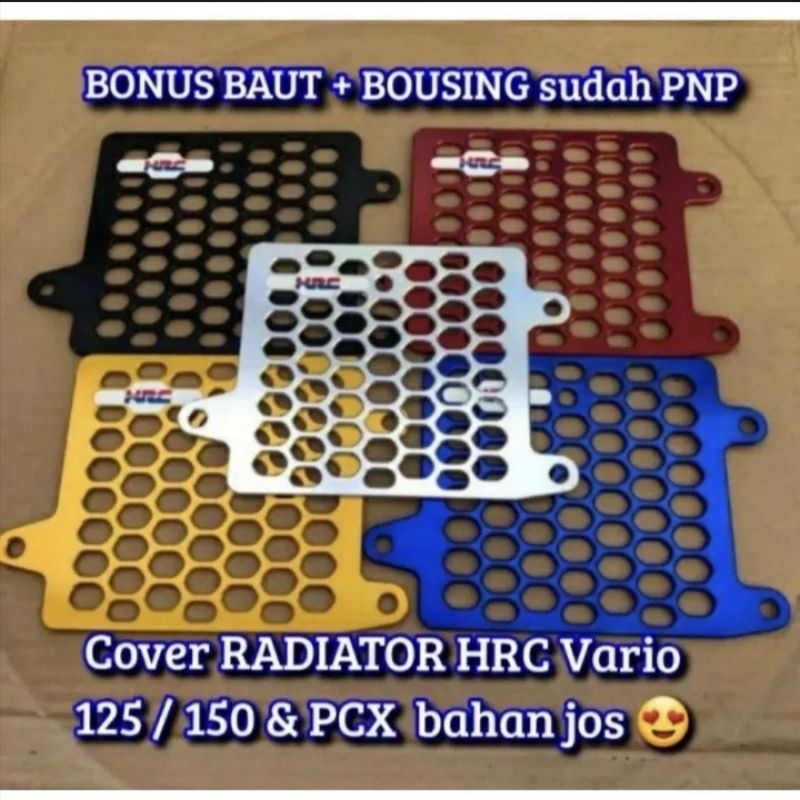 TERMURAH COVER RADIATOR JRC VARIO 125 150 NEW PCX ADV TUTUP COVER RADIATOR CNC VARIO125/150 PCX ADV