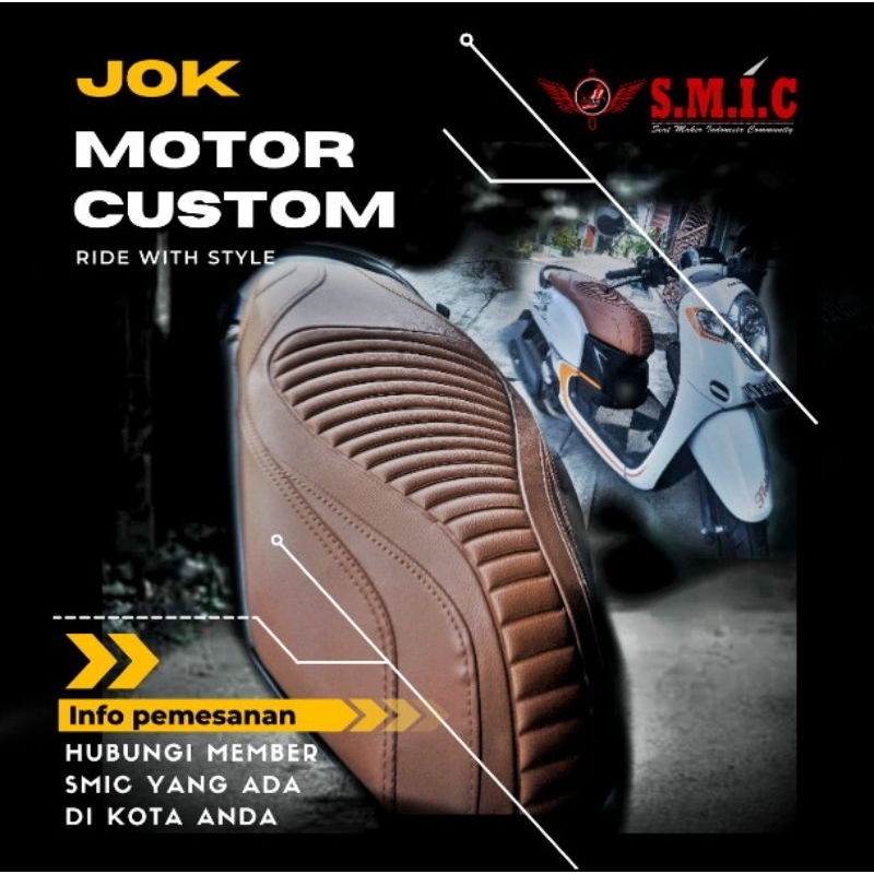 jok motor variasi jok motor custom jok motor scoopy variasi cover jok motor variasi custiom jok moto