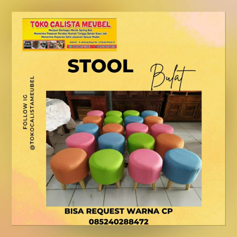 Sofa Stool bulat/stool/stool bulat/stool sofa