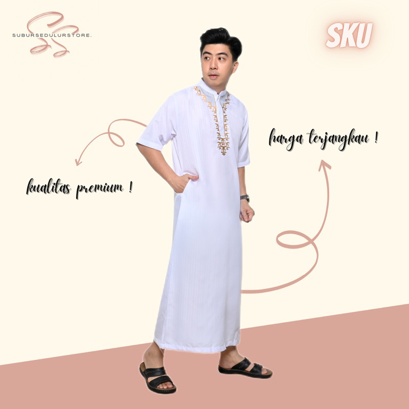 Jubah Pria, Gamis Pria, Jubah Lengan Pendek Pria, Gamis Lengan Pendek Pria, Fashion Cowok, Fashion P