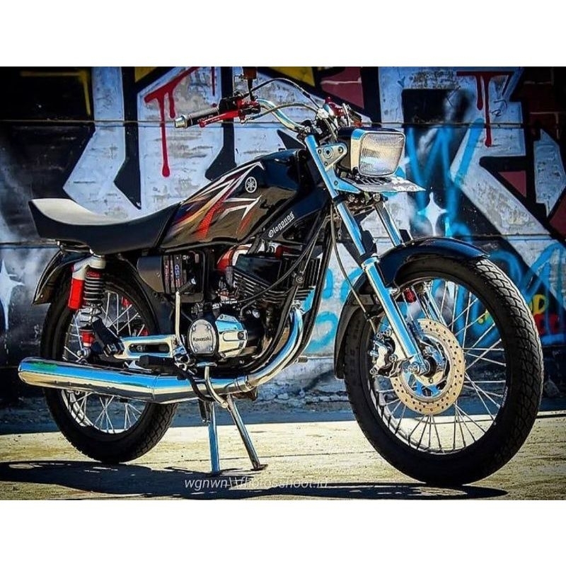 STRIPING ORI YAMAHA RX KING 2005 hitam merah LIS STICKER DECAL RX KING STANDAR RX KING 2004