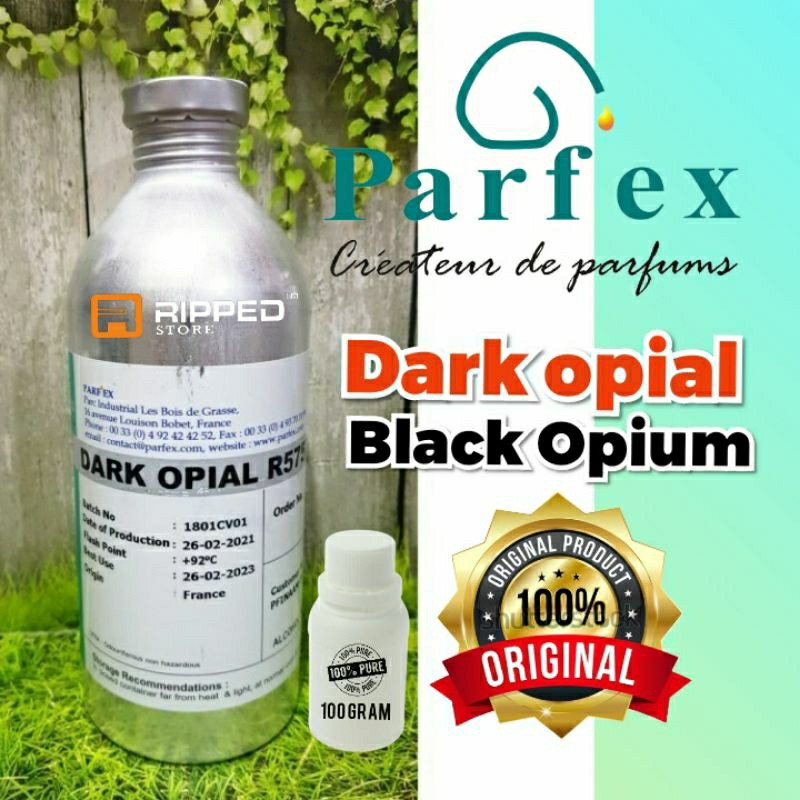 (100 ML) BIBIT PARFUM MURNI BLACK OPIUM BY PARFEX ORIGINAL