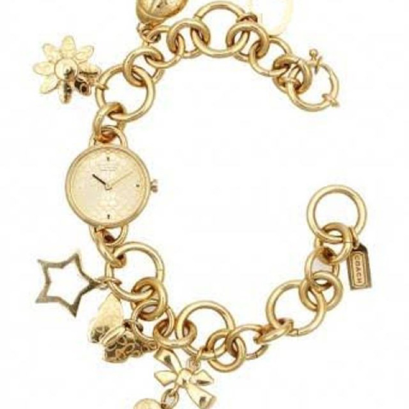 Coach Watch Bracelet Gold &amp; Silver