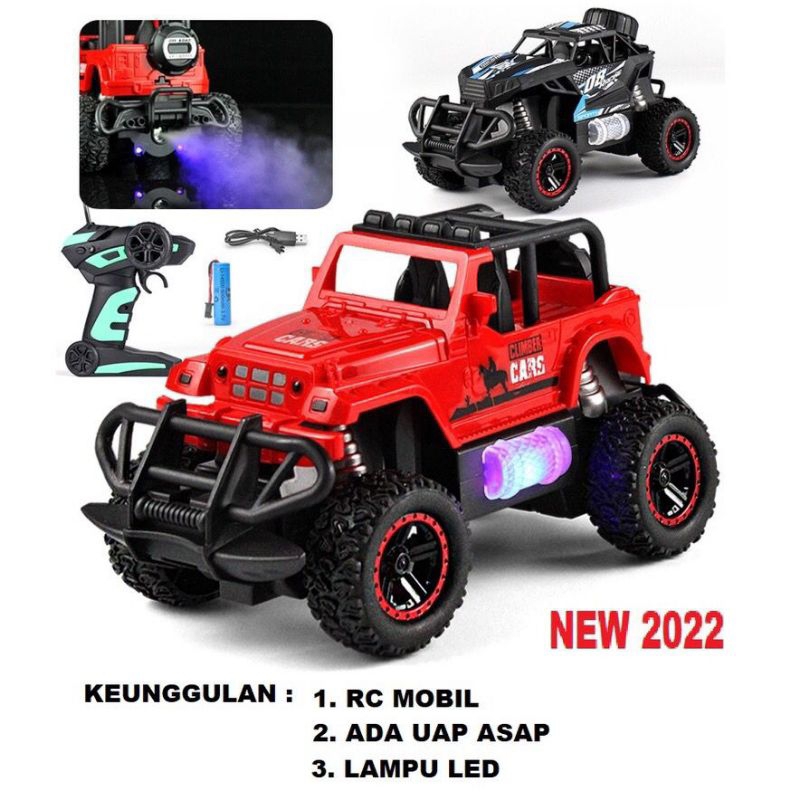 MAINAN ANAK REMOTE CONTROL CAR / RC  MOBIL OFF ROAD BISA KELUAR UAP  1058-13A