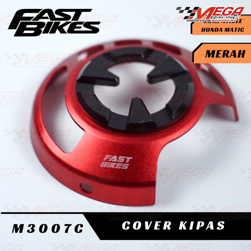 Cover Tutup Kipas Cnc Fastbikes Matic Honda Yamaha Beat Mio Scoopy Mio Soul Xeon Mio j Universal