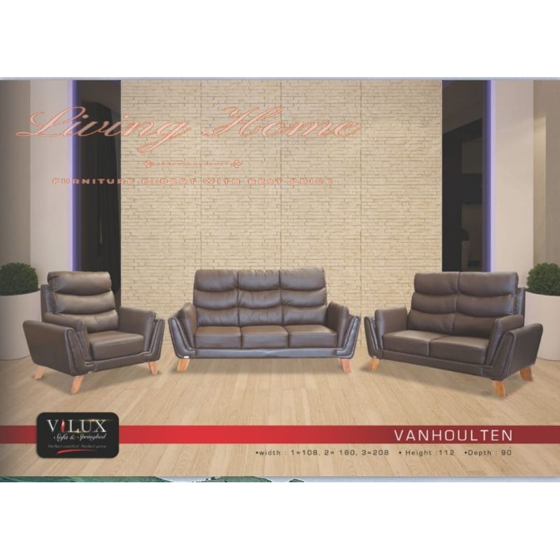 Sofa Vilux Type VANHOUTTEN Coklat