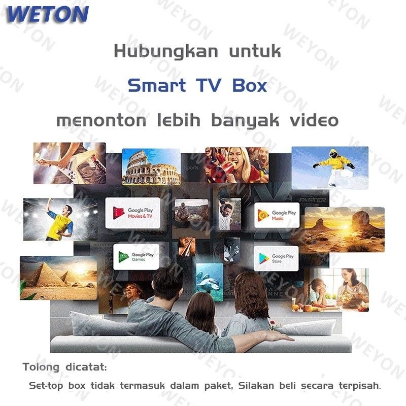 CASH BACK - TV DIGITAL 27 INCH TV LED FULL LAYAR ADA COLOKAN USB - HDMI - VGA - DC - RCA