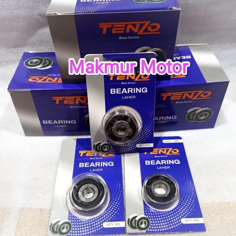 Bearing/ Laker/ Klaker 6201 Untuk Mesin Air, Laker Roda Depan Supra X 125, Karisma, Beat, Scoopy, Va