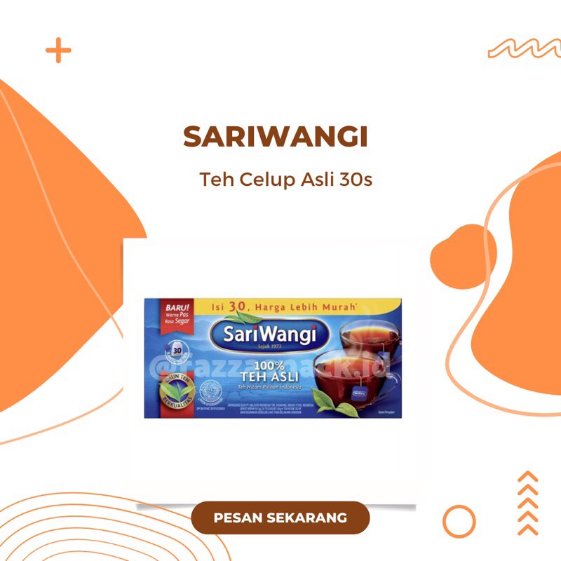 

SariWangi Teh Celup Hitam Asli 30s