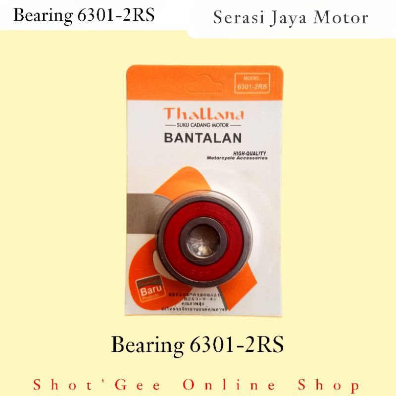 BEARING LAHAR 6301-2RS / LAHAR 6301