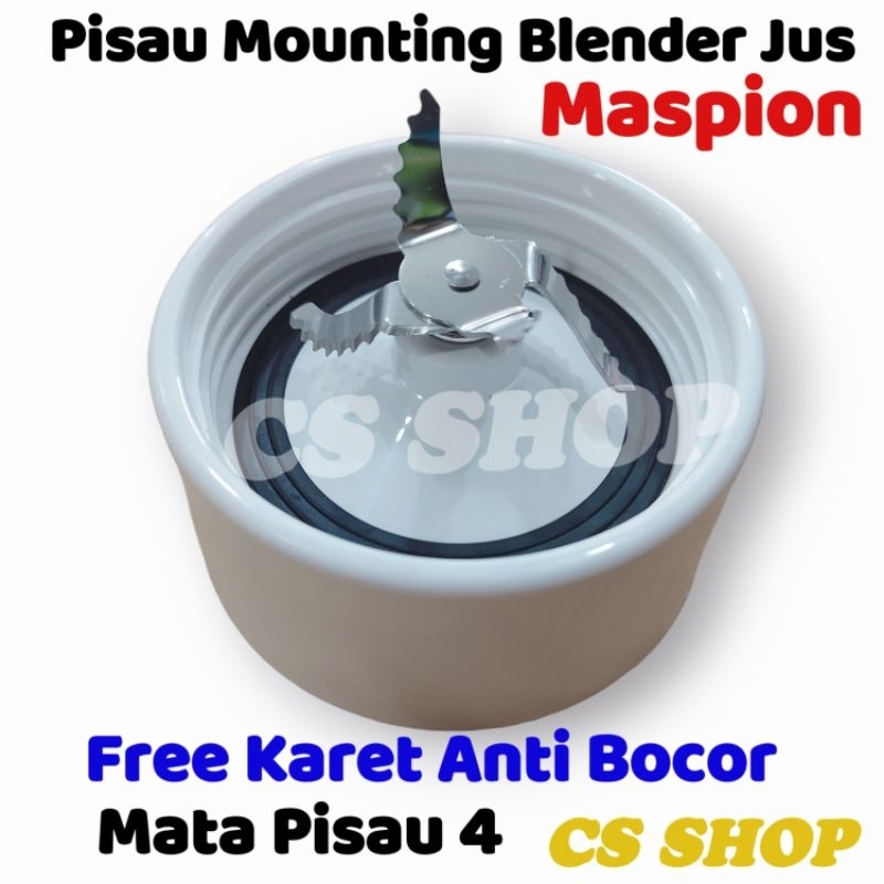 Pisau Mounting Jus Blender Maspion Gear Plastik/Pisau Blender Jus Maspion Tipe MT 1204• MT 1206• MT 1207• MT 1208• MT 1211• MT 1213• MT 1214• MT 1215• MT 1271• MT 1273