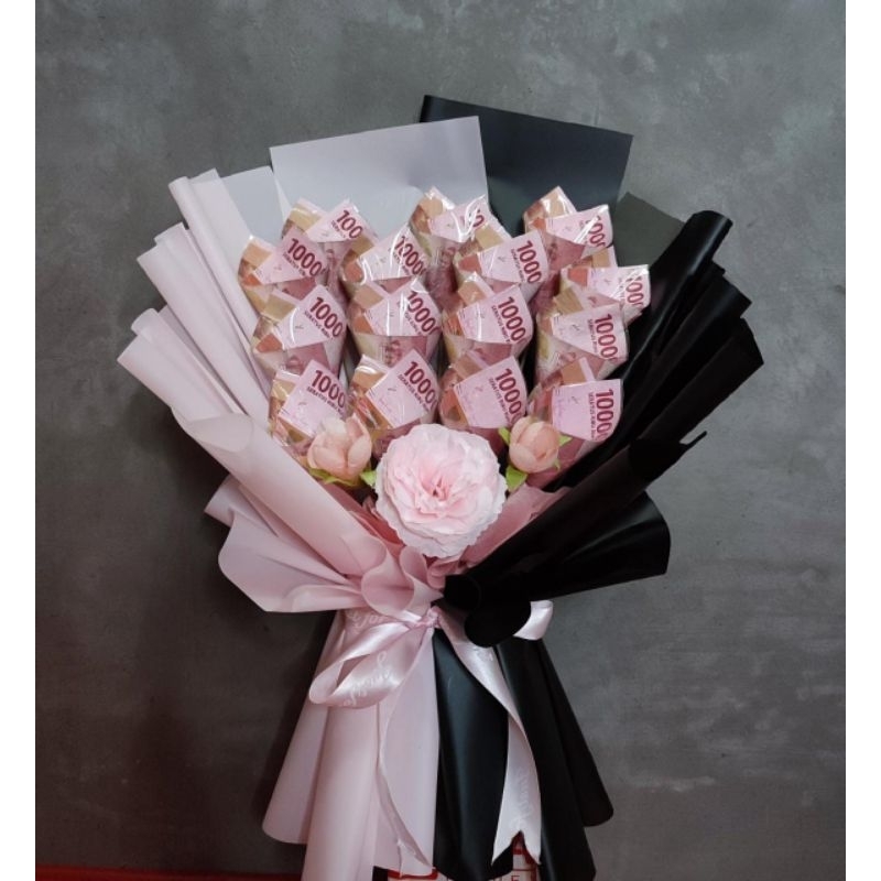 Buket Bouquet bunga wisuda pernikahan ulang tahun acara besar lainnya bisa request