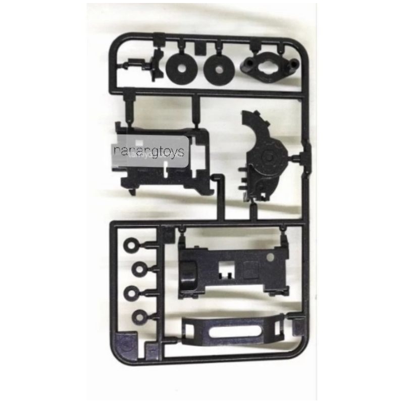 REP TAMIYA SFM GEAR BOX SET HITAMHPROJEC D / GIRBOK SUPER FM REINFORCEDREPLIKA TAMIYA