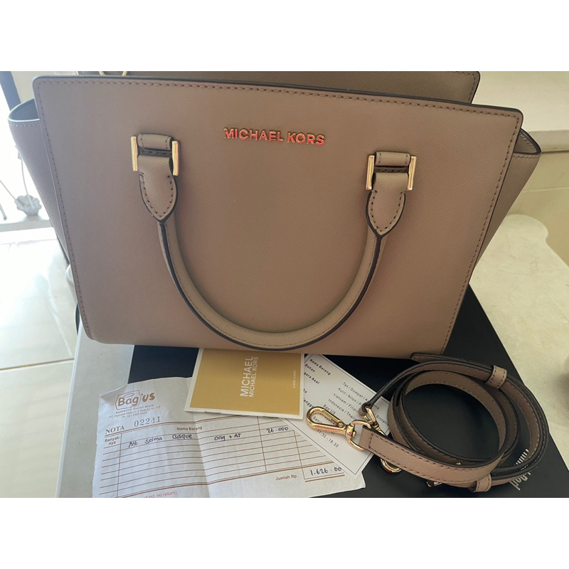 Tas Michael Kors Selma Medium TZ Satchel Preloved