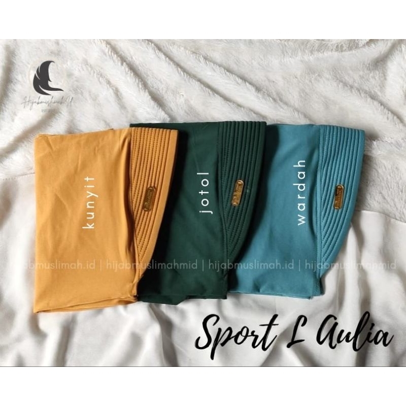 Hijab Sport Aulia L Jersey Premium Nutup Dada