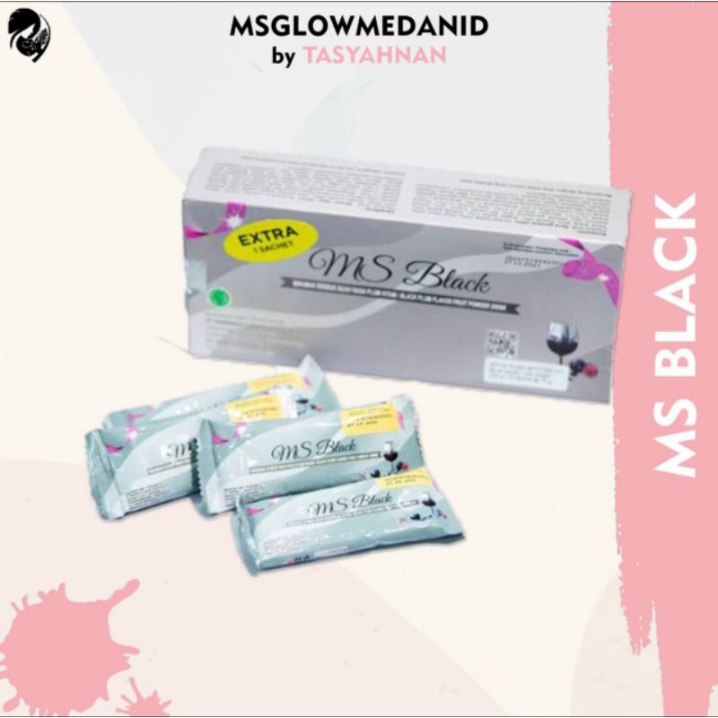 

MS GLOW Ms Black Msglow + FREE Tumbler (Minuman serbuk diet)