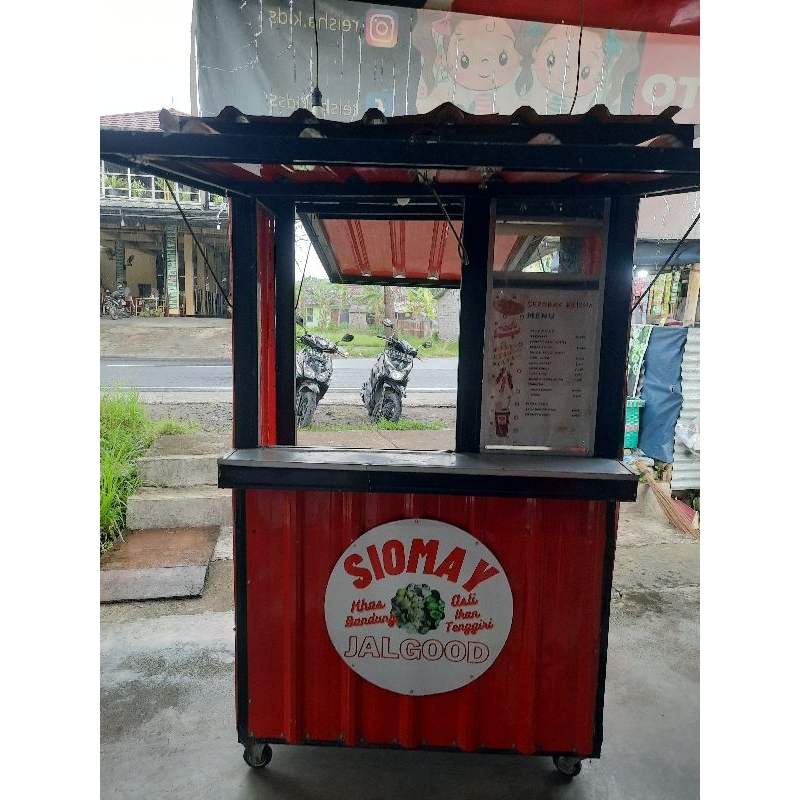 BOOTH SEMI CONTAINER / GEROBAK SECOND