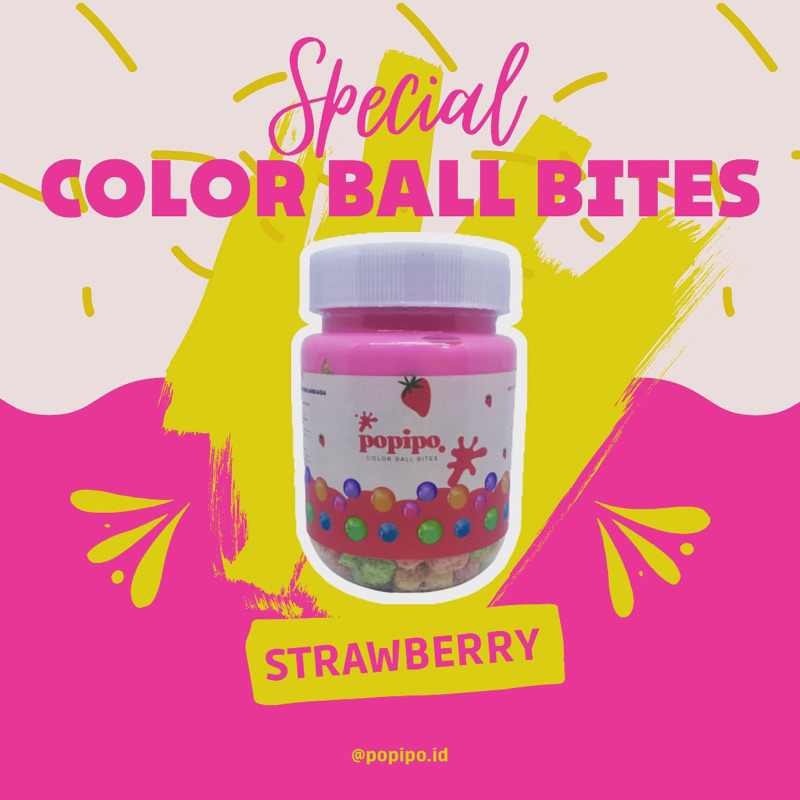 

Choco Jar Premium Special Color Bites Rasa Strawberry by popipo.id