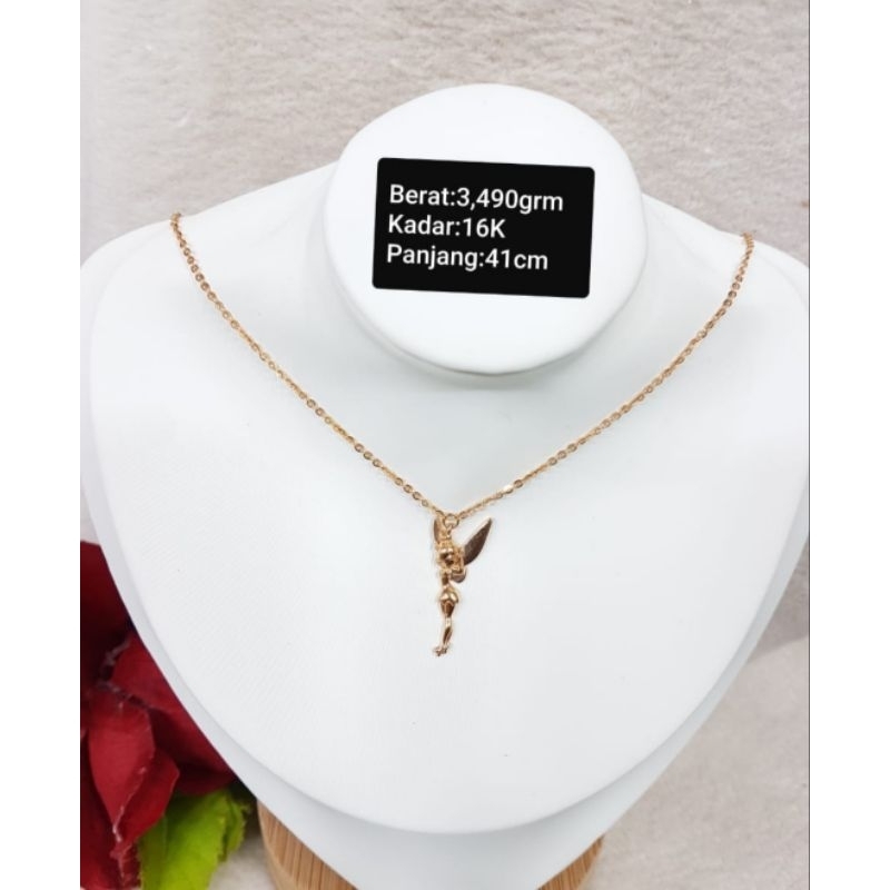 Kalung emas 70 tinkerbell