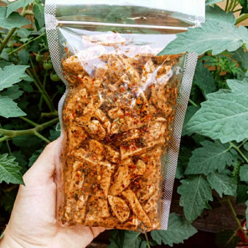 

BASRENG 50 gram RASA PEDAS DAUN JERUK, BASO GORENG 50 gram RASA PEDAS DAUN JERUK