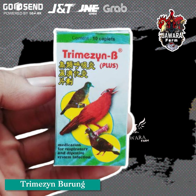 Trimezyn Burung B Plus - Obat Infeksi Pernapasan Burung