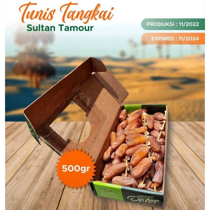 

KURMA TANGKAI SULTAN TAMOUR 500 gr resmi izin Kemtan