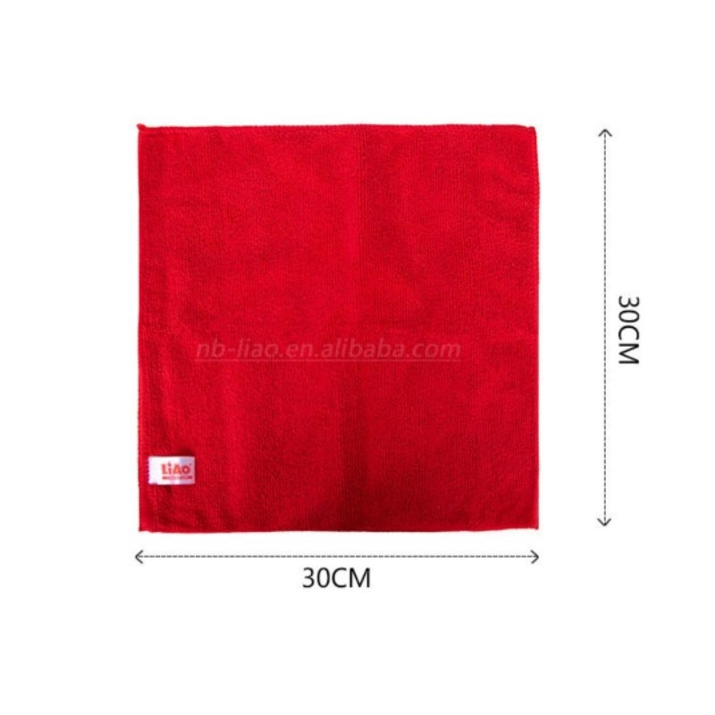 LIAO Kain Lap Microfiber 30 x 30 CM Cloth Serbaguna