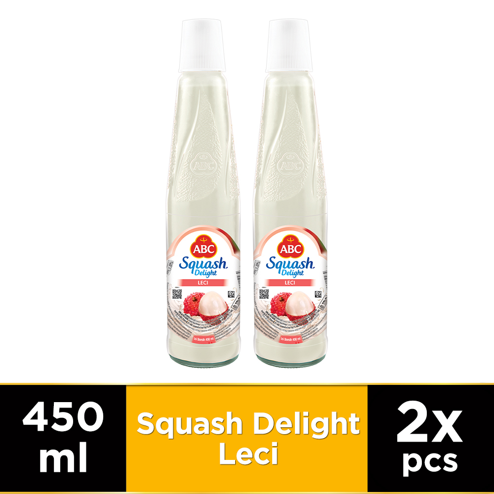 

ABC Sirup Squash Delight Leci 450 ml - Twin Pack