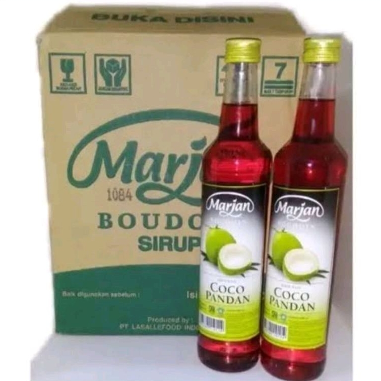 

Marjan Sirup Coco Pandan Cocopandan 460ml 1 dus isi 12 Botol