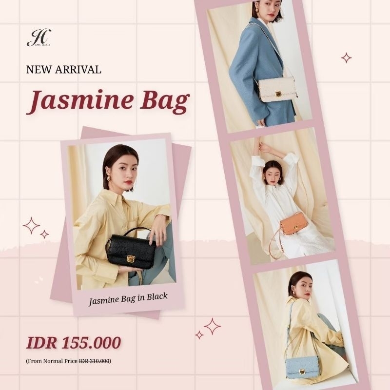SPECIAL DISKON TAS SELEMPANG WANITA JIMS HONEY JH JASMINE BAG TAS WANITA MEWAH EXCLUSIVE CROCO MURAH PROMO DISKON TAS HAMPERS KADO LEBARAN KADO ULTAH ANNIVERSARY PACAR ISTRI CEWEK PEREMPUAN UNIK ELEGANT CANTIK MURAH FEMINIM