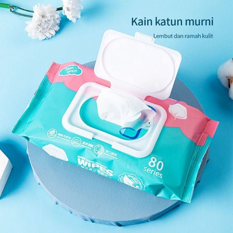 Tisu Basah anak bayi baby wipes 80 Sheet BPA FREE. / Tissue Basah bayi