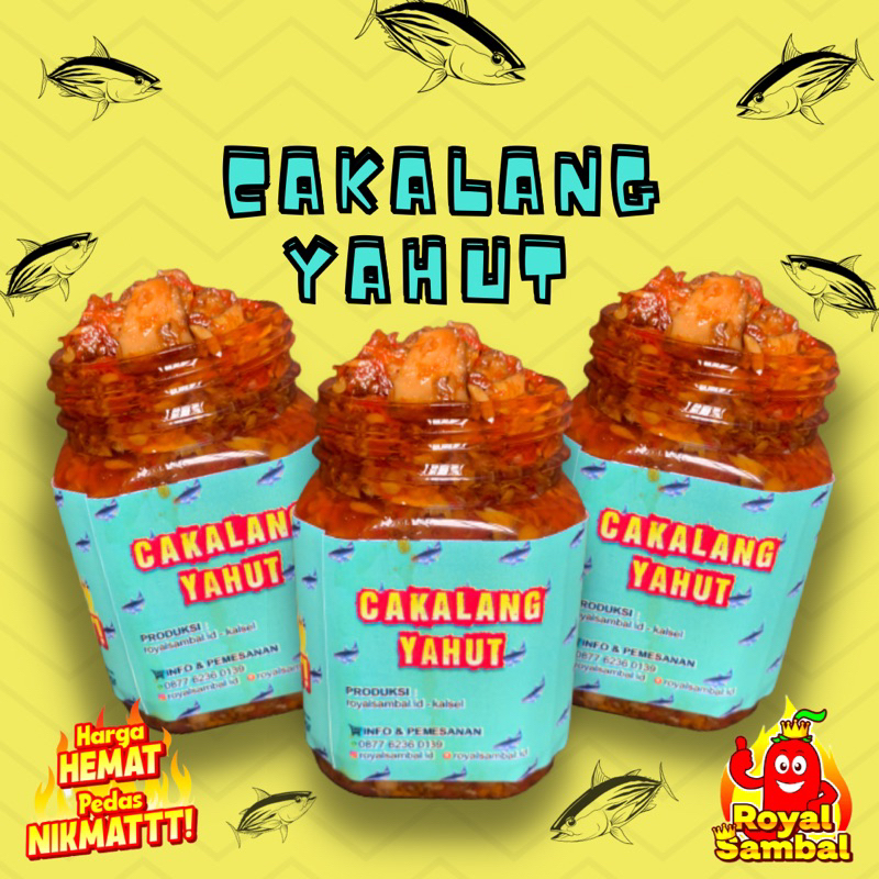 

ROYALSAMBAL | CAKALANG YAHUT | Paket Lengkap 120gr