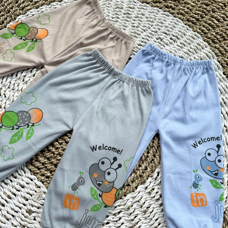 3 PCS Celana Panjang Celana Bayi Celana Bayi Panjang Baru Lahir Celana Bayi Newborn DNW BABY