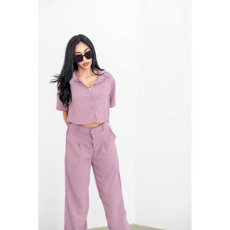 [ NEW ] Celana Zipper Kulot Zameela collection Celana Loose Pants kulot highwaist kulot wanita kekinian premium