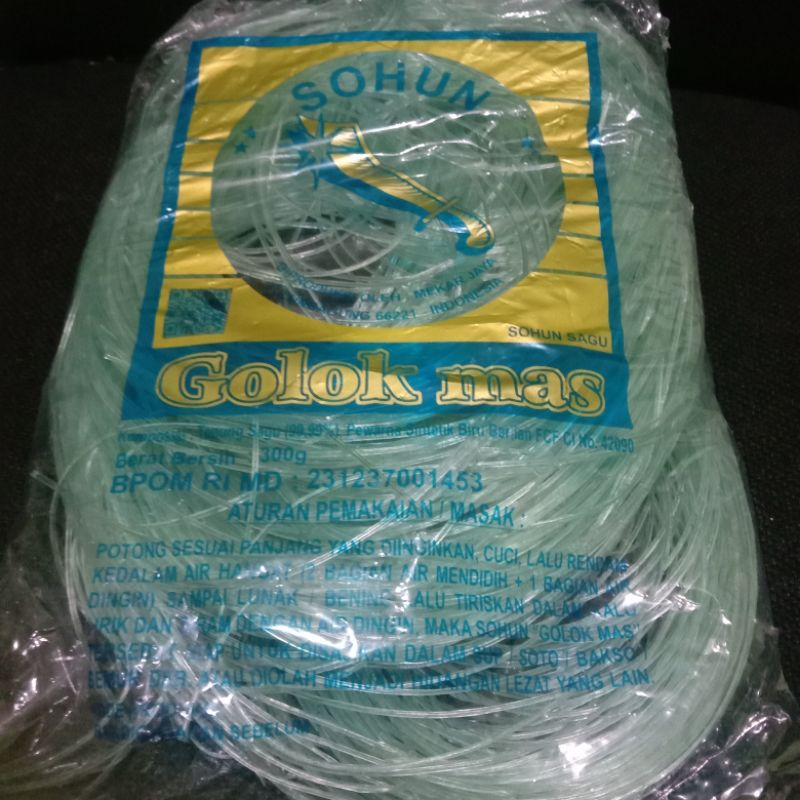 Sohun Cap Golok Mas- Soun Istimewa 300 gr