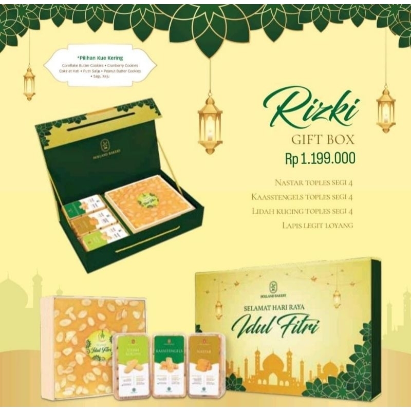 

HollandBakery - Gift - Rizki Hamper Hadiah Parcel Idul Fitri / Lebaran 2023