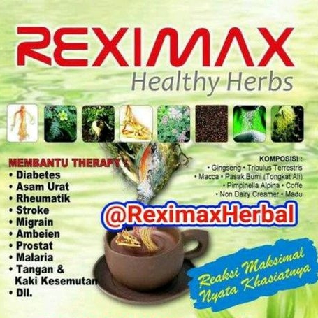 

KOPI REXIMAX berkhasiat menjaga vitalitas,kesehatan dan daya tahan tubuh