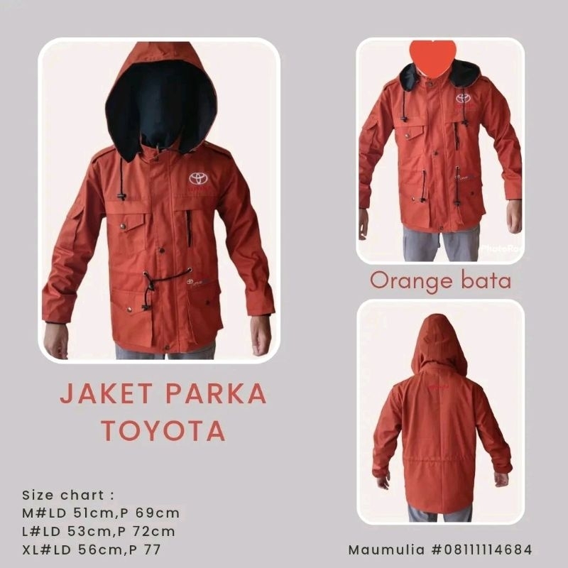 JAKET PARKA TOYOTA